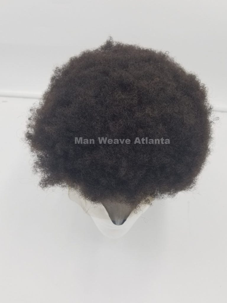 Full Head Afro Man Unit Natural Color